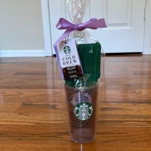 Starbucks reusable cup with cold brew!